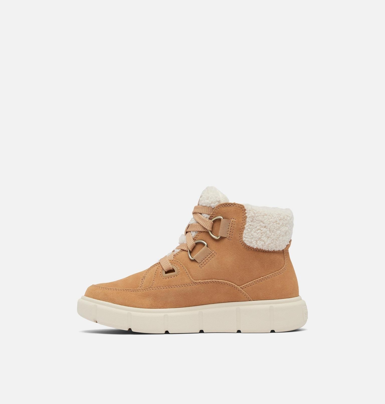 SOREL EXPLORER™ III NW Lace Women's Waterproof Boot - Tawny Buff, Sea Salt