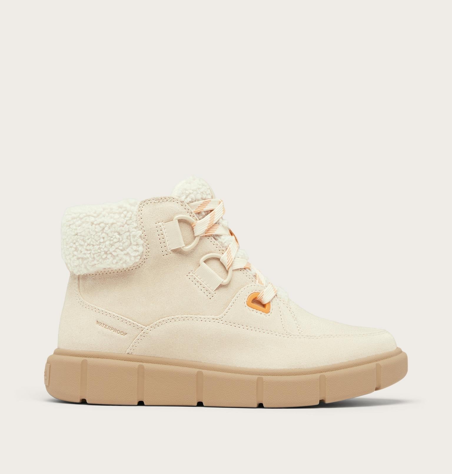 SOREL EXPLORER™ III NW Lace Women's Waterproof Boot - Honey White, Sea Salt