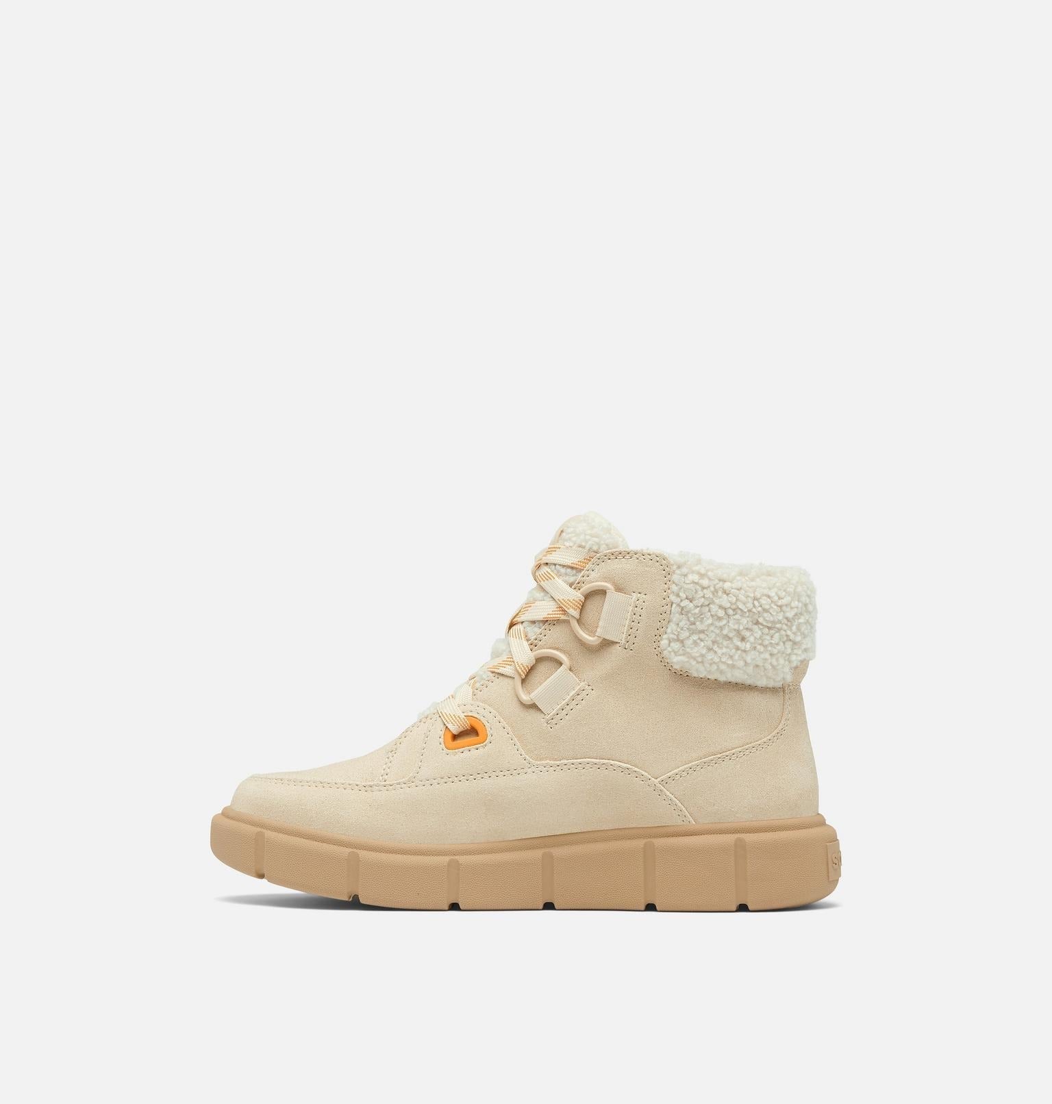 SOREL EXPLORER™ III NW Lace Women's Waterproof Boot - Honey White, Sea Salt