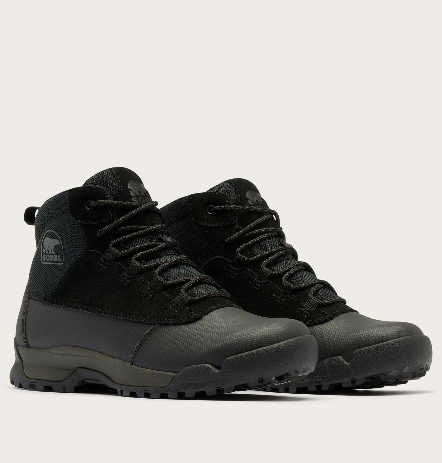 BUXTON™ Lite Lace Plus Men's Waterproof Boot - Black, Black