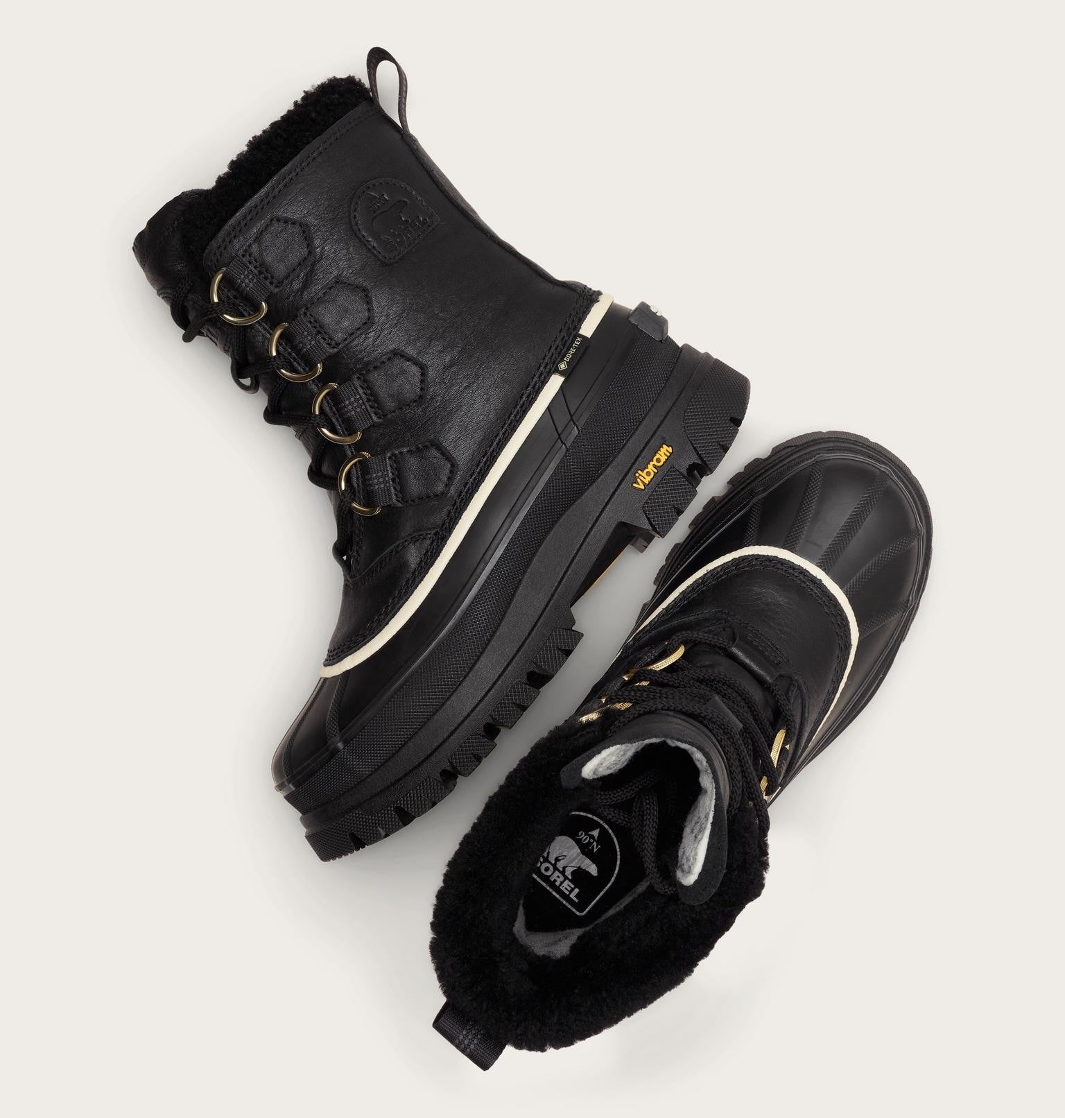Caribou Horizon™ GTX Women's Winter Boot - Black, Honey White