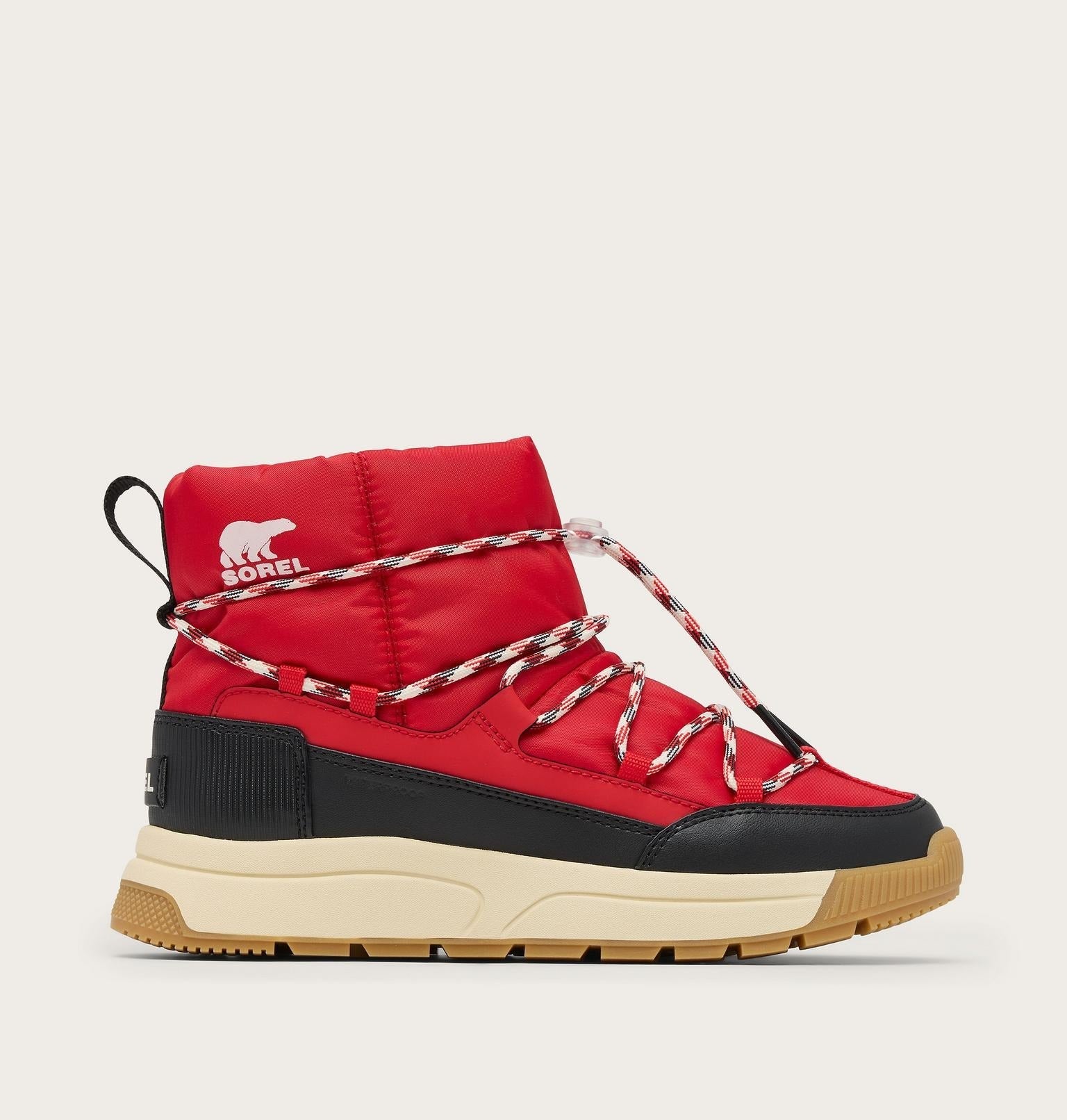 WHITNEY™ III Women's Waterproof Slip-On Boot - Bright Red, Black