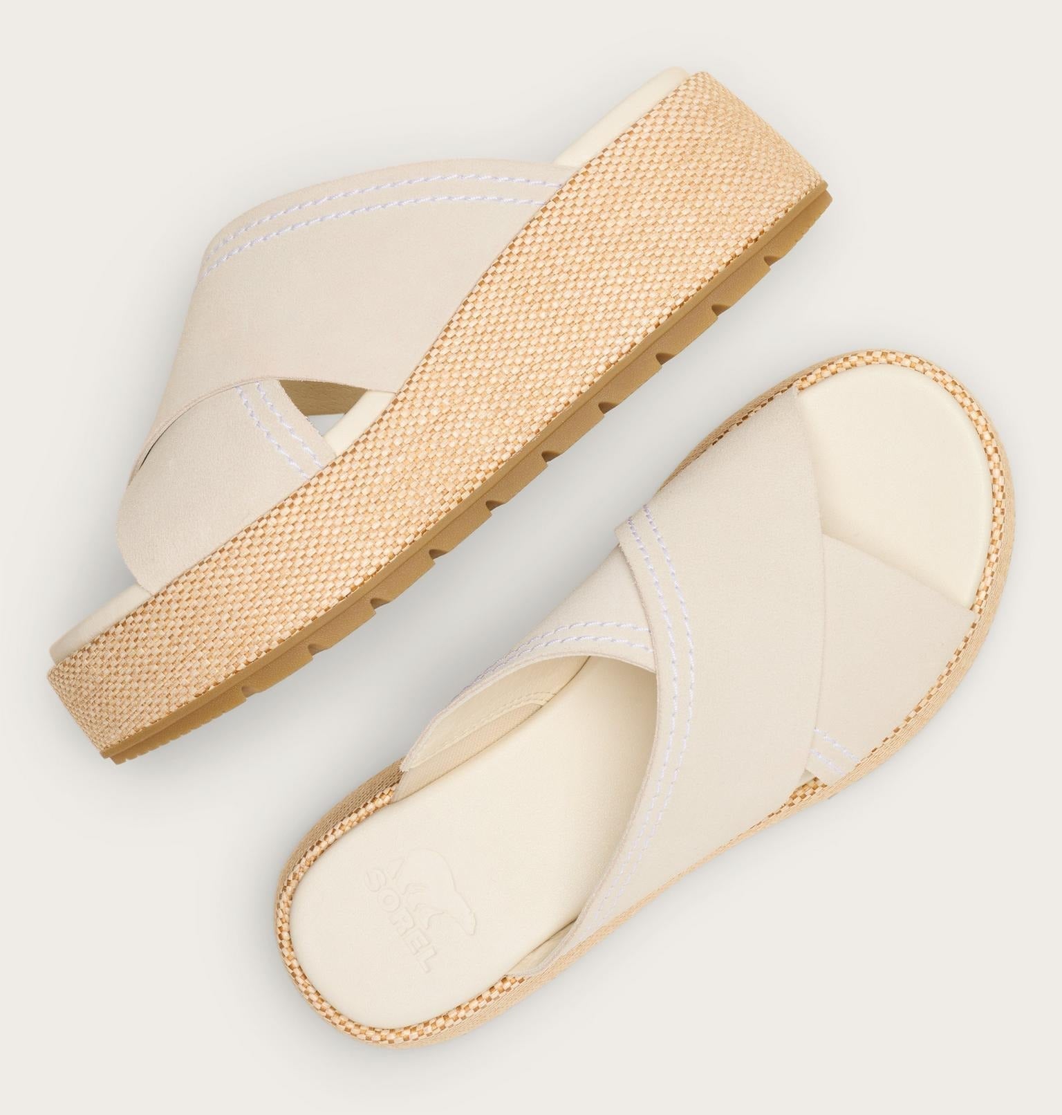 Sunpeak™ Platform Slide Women's Sandal - Chalk, Gum 16