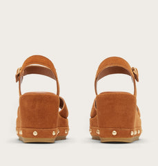 Sunpeak™ Wedge Ankle Strap RVT Women's Sandal - Iced Tea, Gum 16