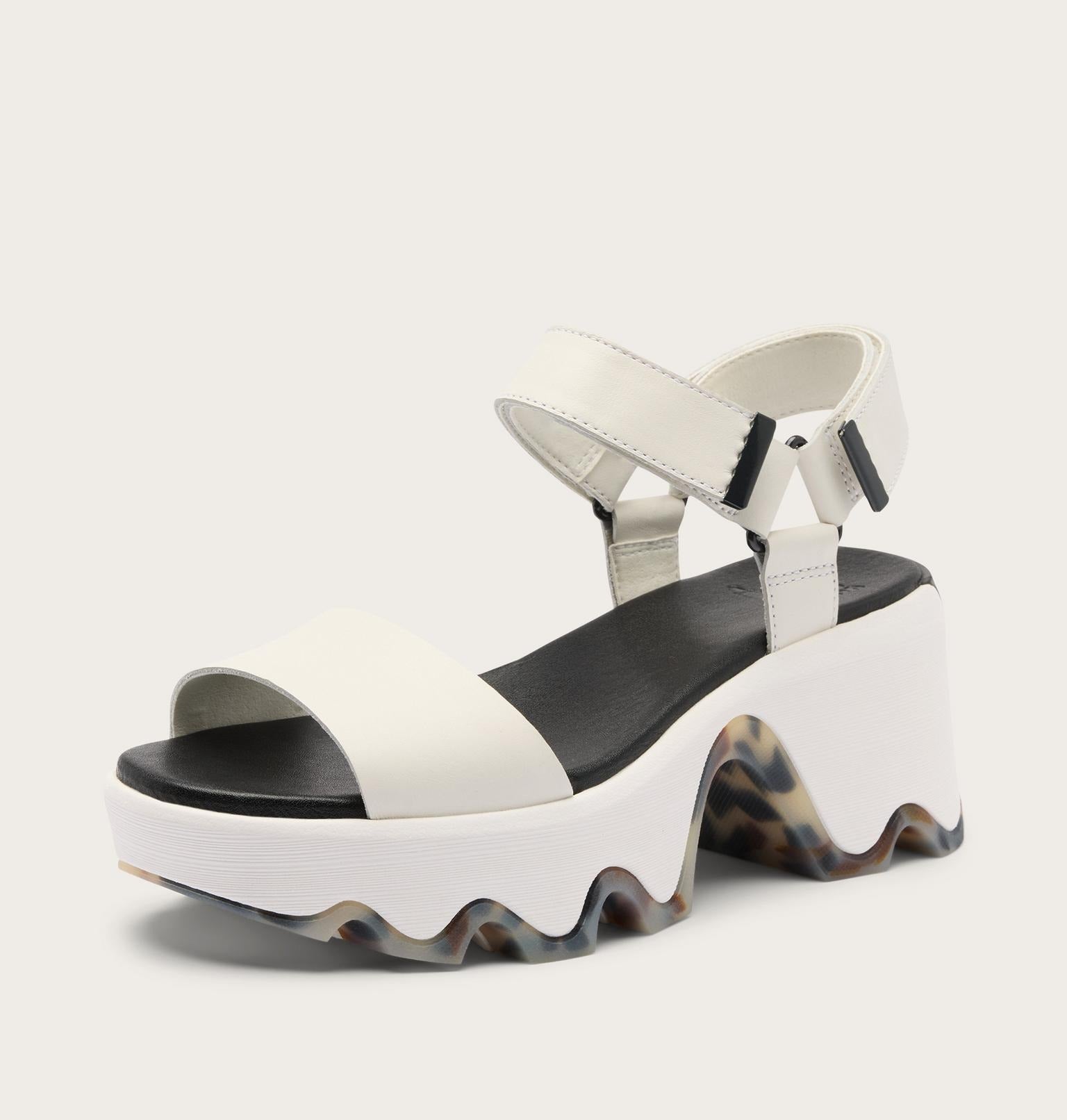 Kinetic™ Aura Y-Strap Women's Sandal - Sea Salt, Black