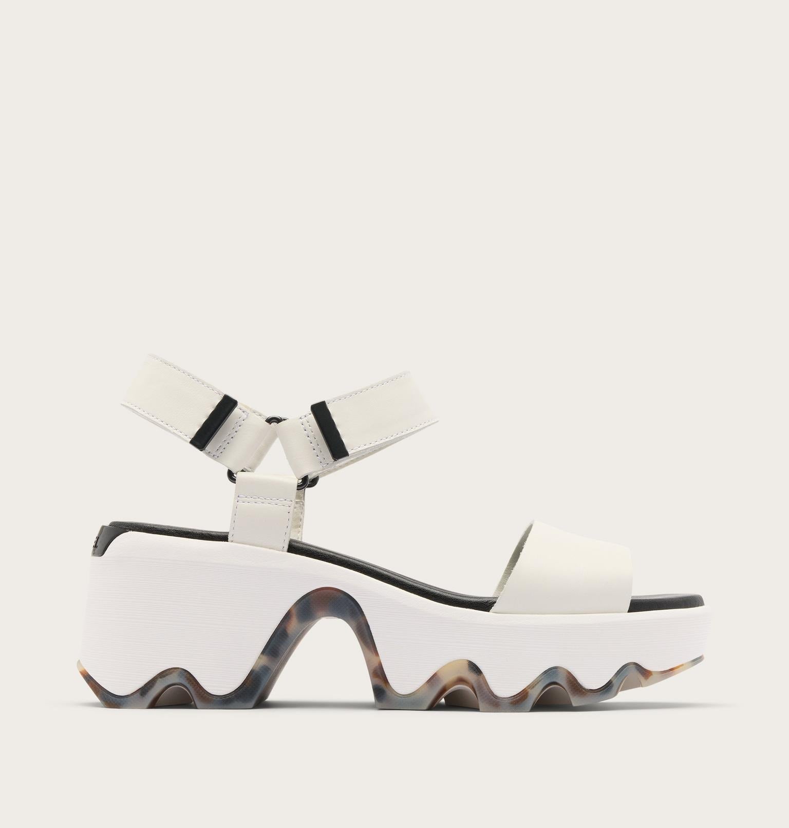 Kinetic™ Aura Y-Strap Women's Sandal - Sea Salt, Black