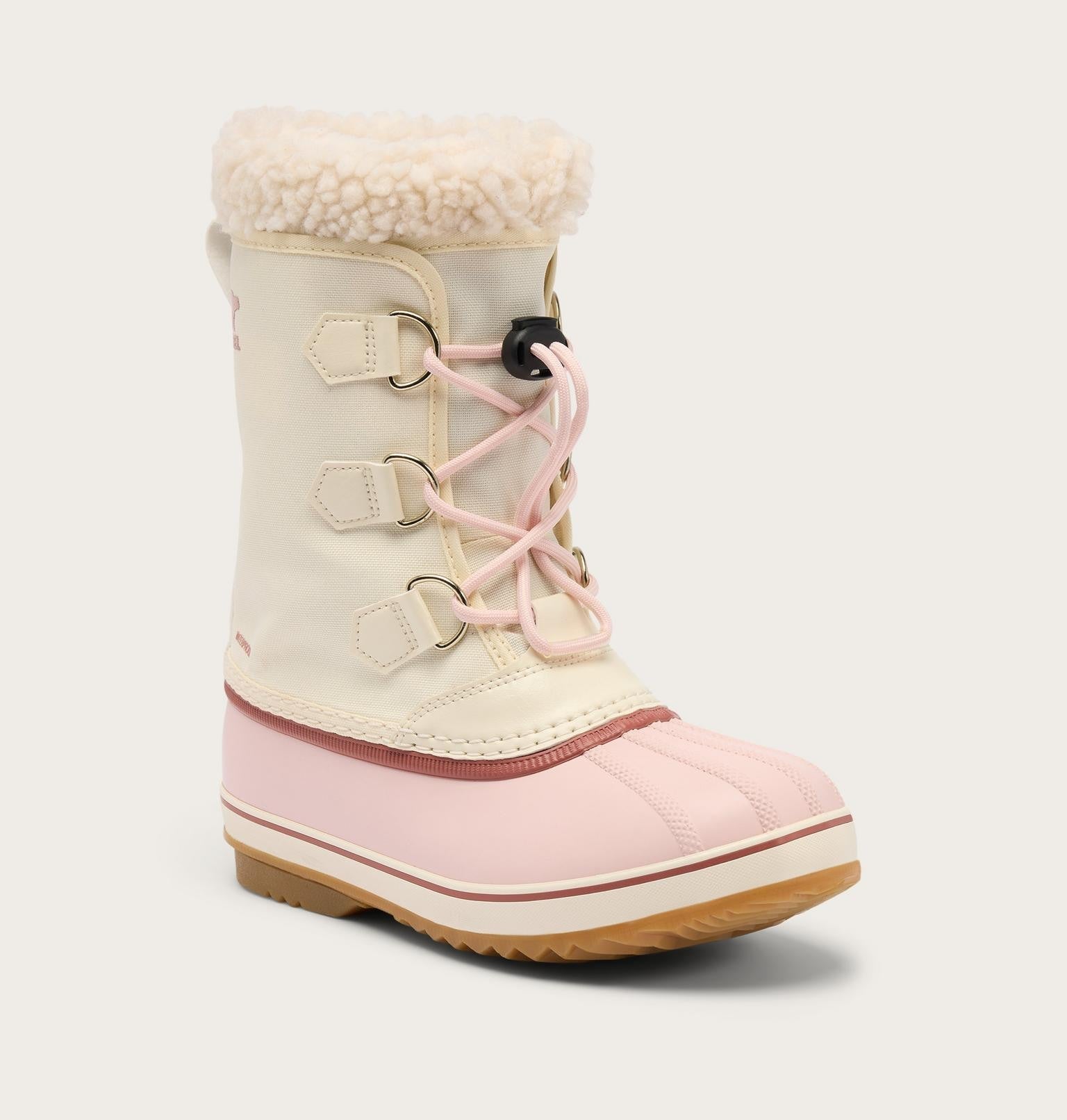 Big Kids Yoot PAC™ Nylon Winter Boot - Snow, Pink Salt