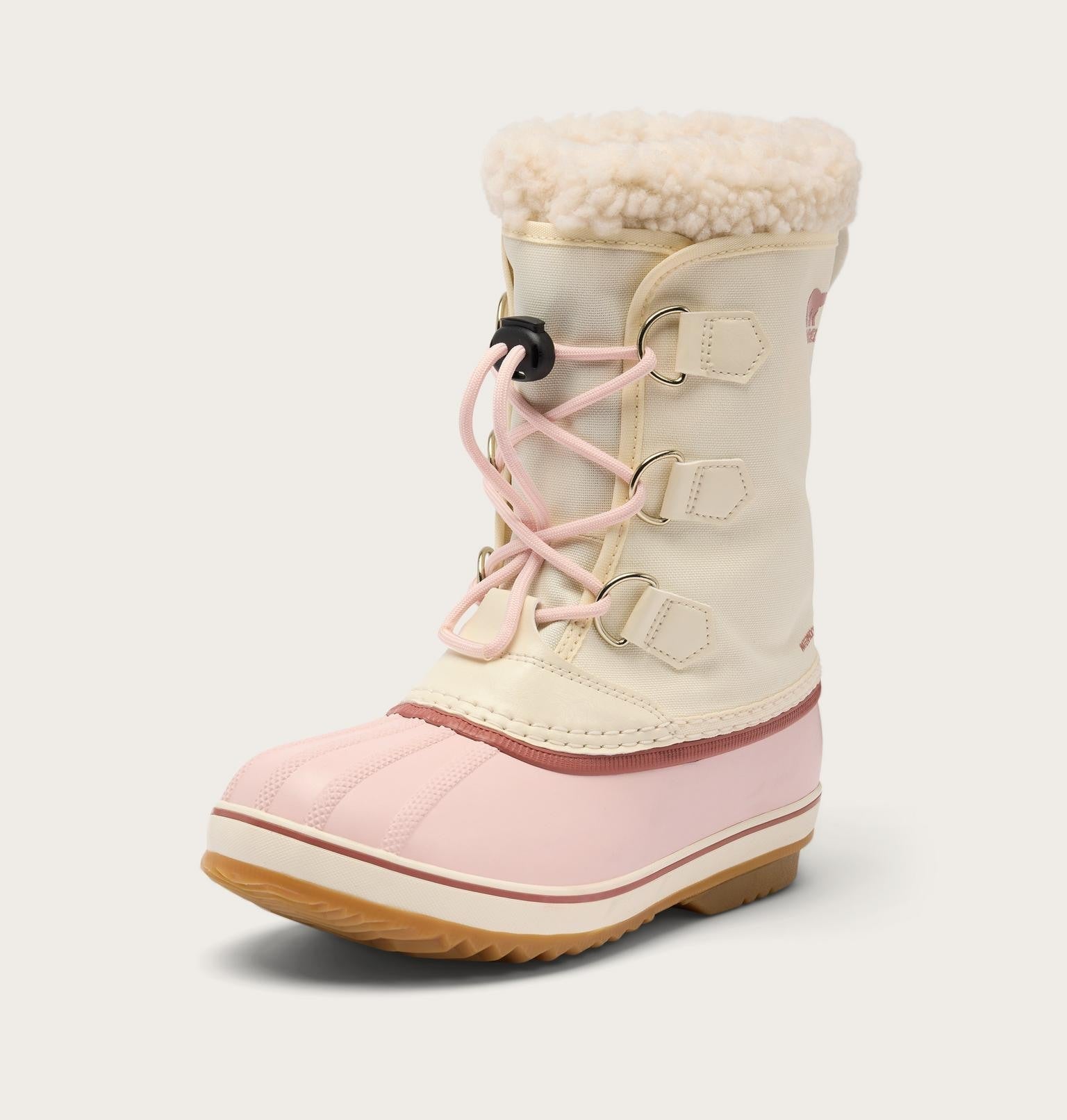 Big Kids Yoot PAC™ Nylon Winter Boot - Snow, Pink Salt