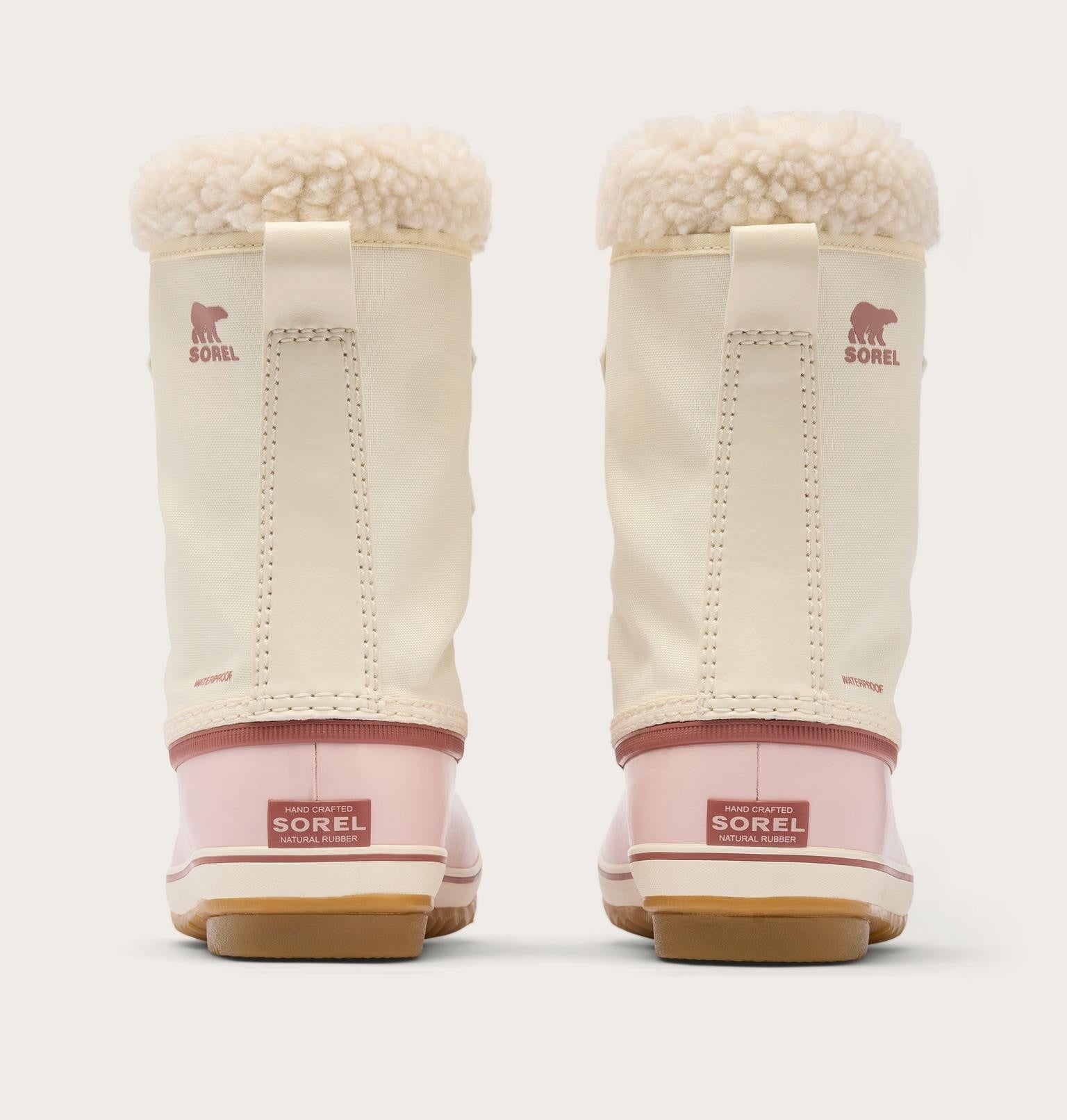 Big Kids Yoot PAC™ Nylon Winter Boot - Snow, Pink Salt