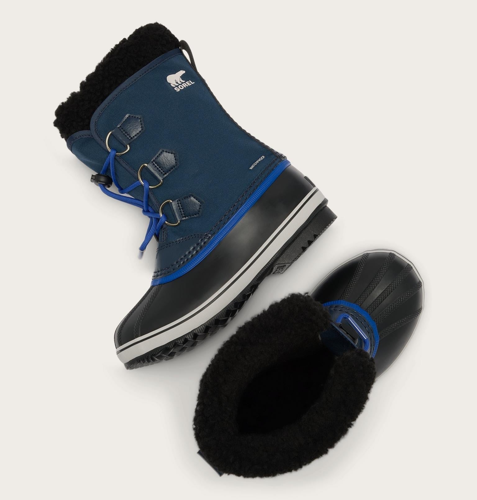 Big Kids Yoot PAC™ Nylon Winter Boot - Collegiate Navy, Super Blue