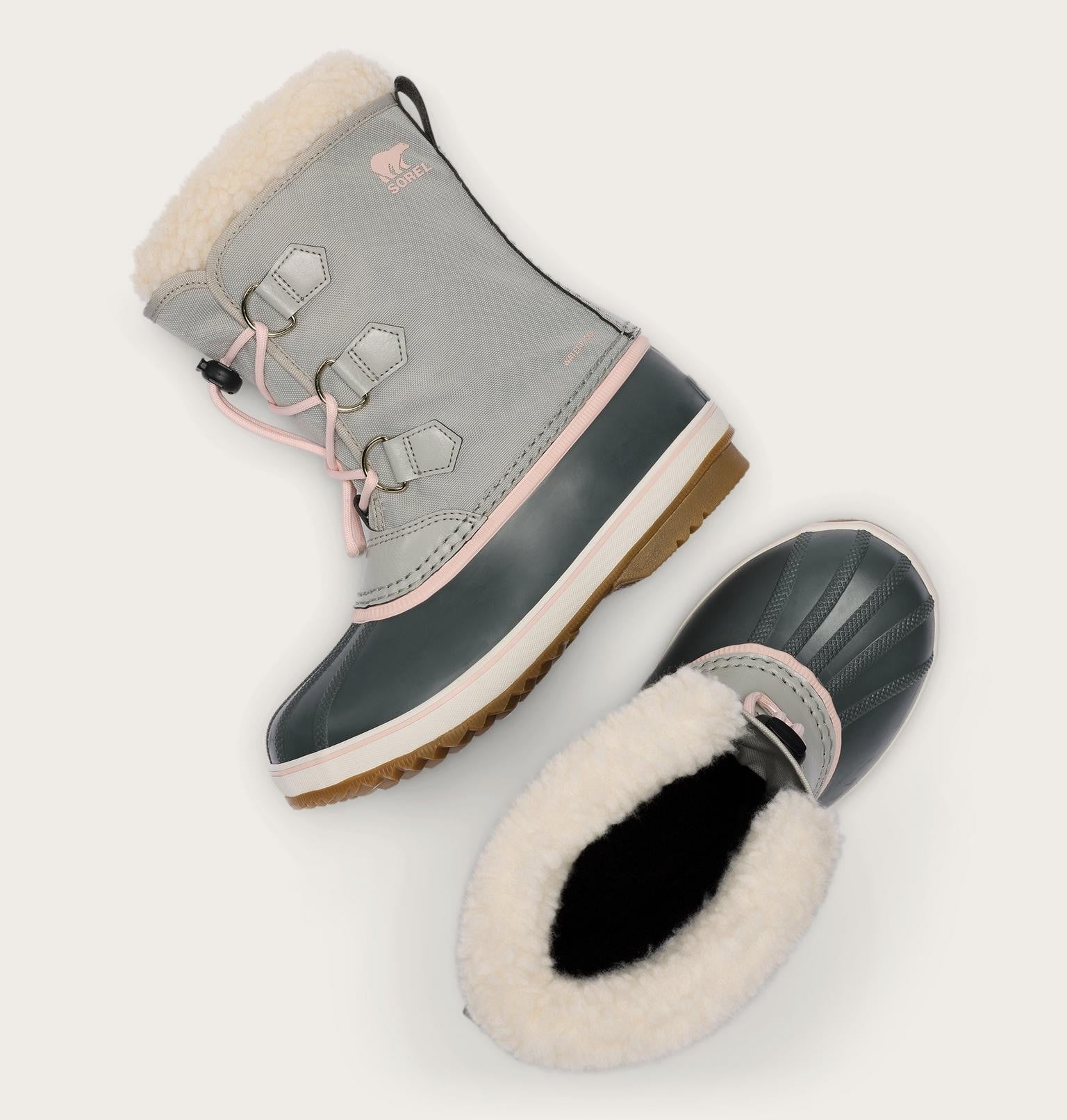 Little Kids Yoot PAC™ Nylon Winterboot - Dove, Gum 2