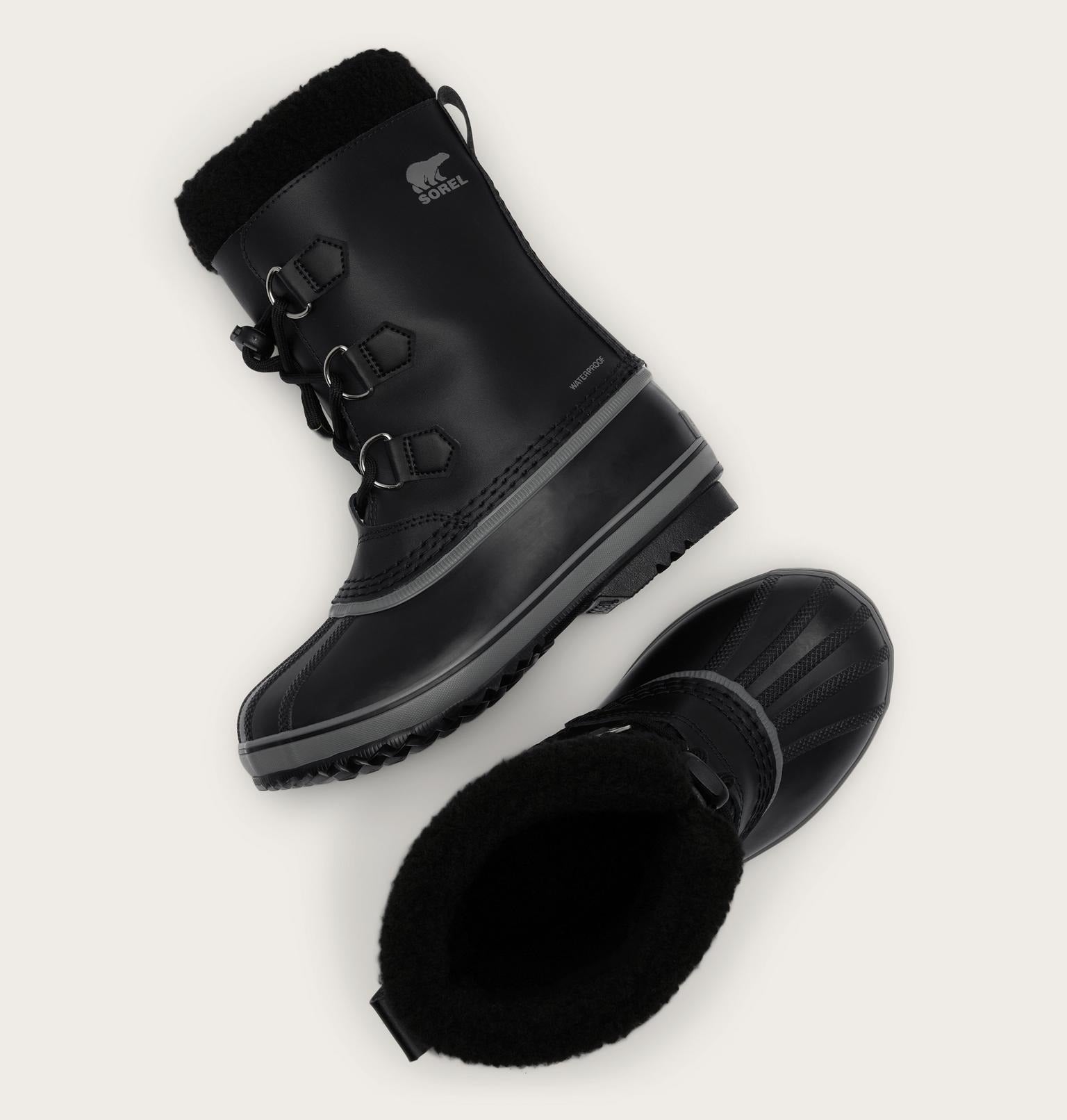 Big Kids Yoot PAC™ TP Winter Boots - Black, Quarry