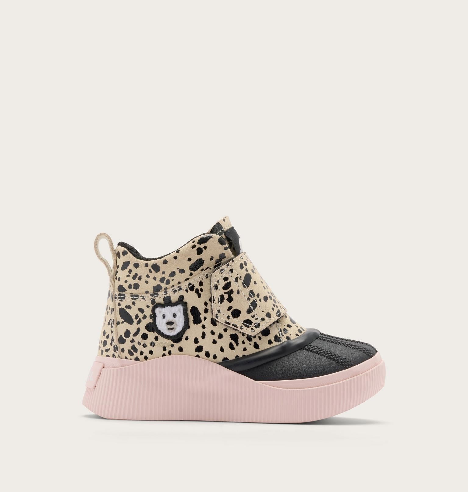 Toddler Out N About™ IV Strap Waterproof Boot - Chalk, Black