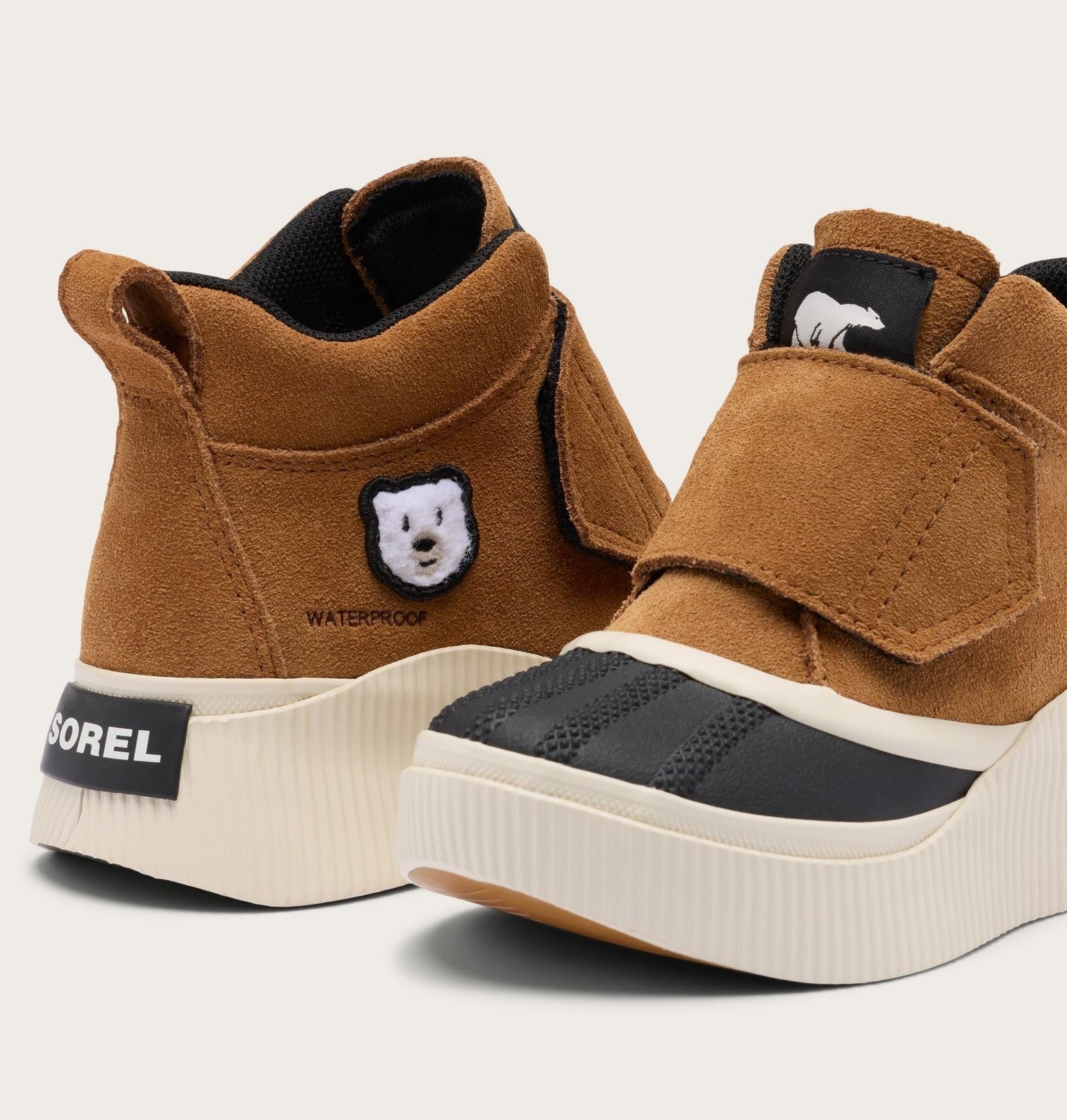 Toddler Out N About™ IV Strap Waterproof Boot - Taffy, Light Bisque