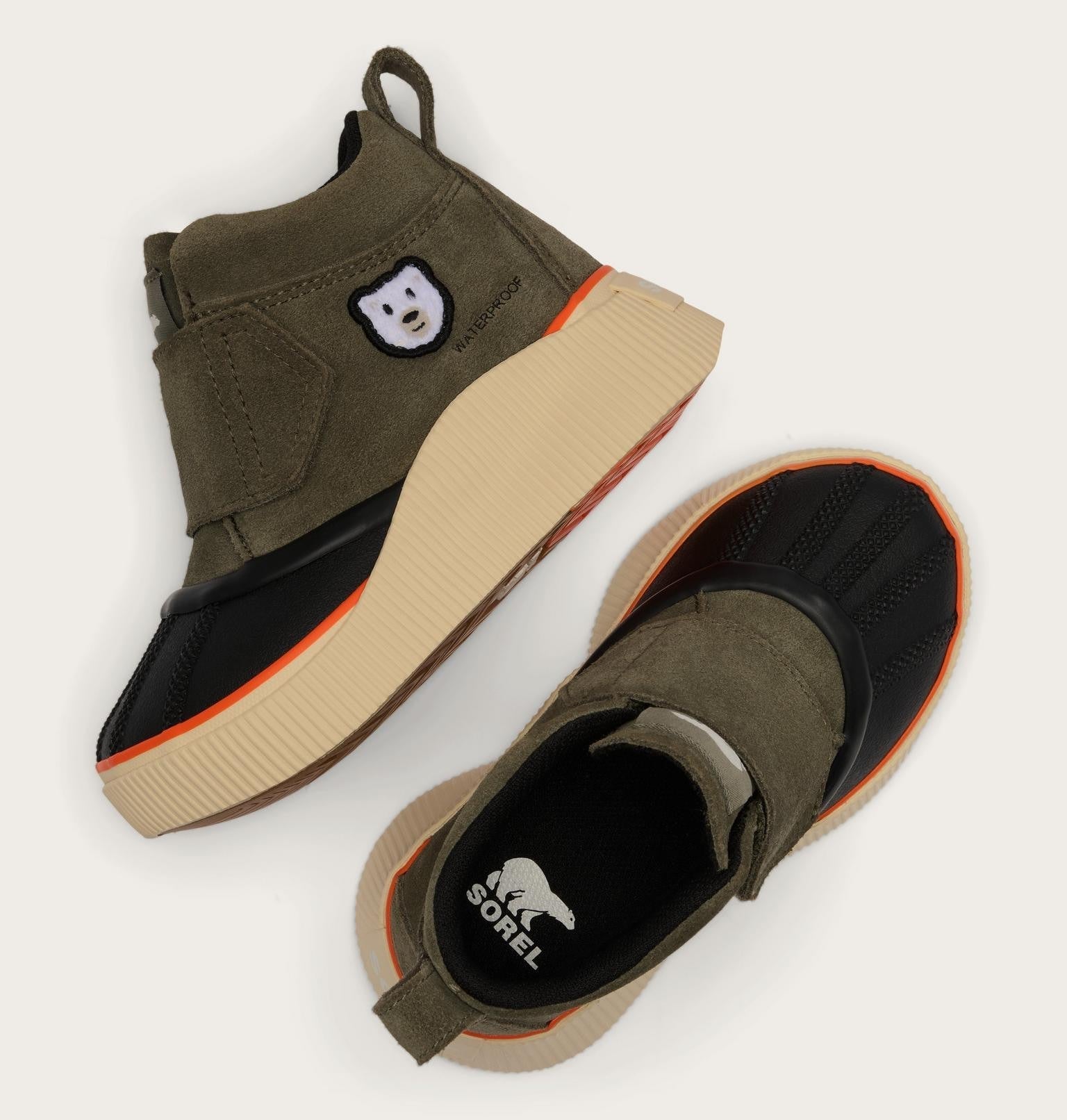 Toddler Out N About™ IV Strap Waterproof Boot - Stone Green, Deep Woods