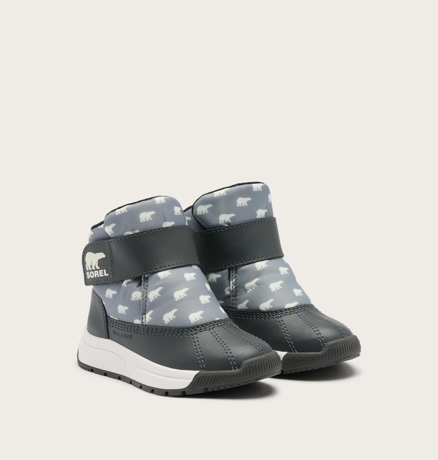 Toddler Whitney™ III Strap Mid Waterproof Boot - Chrome Grey, Grill