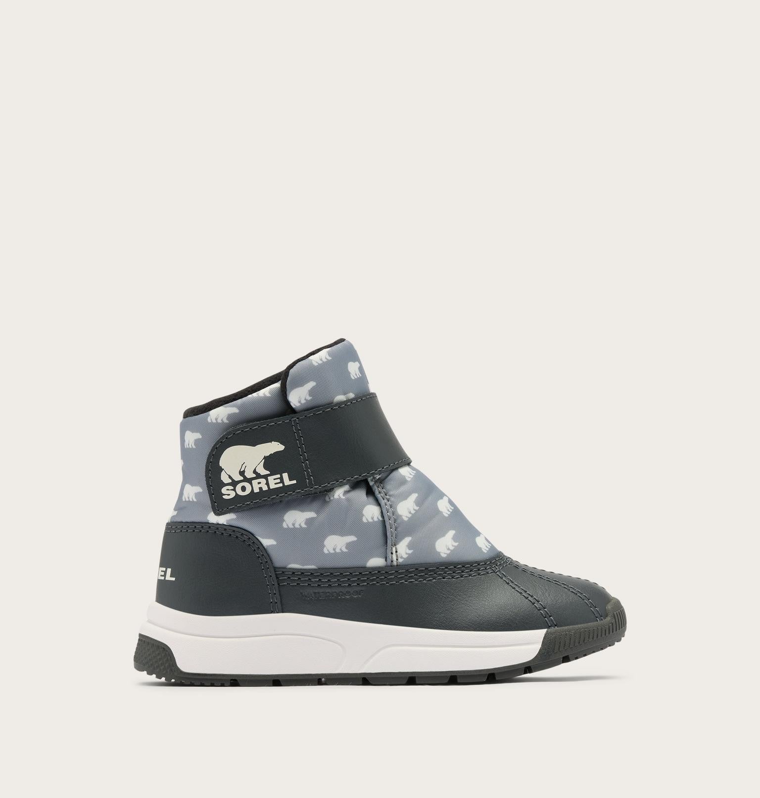 Toddler Whitney™ III Strap Mid Waterproof Boot - Chrome Grey, Grill