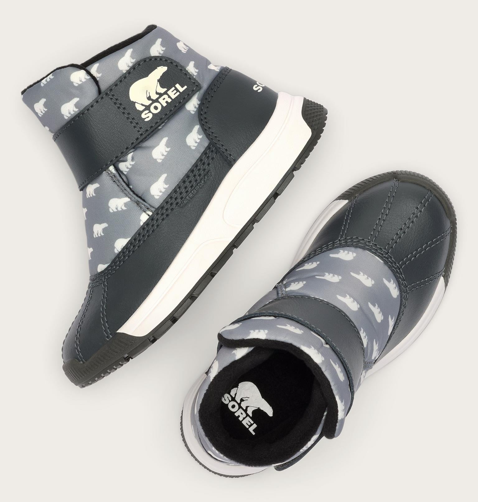 Toddler Whitney™ III Strap Mid Waterproof Boot - Chrome Grey, Grill
