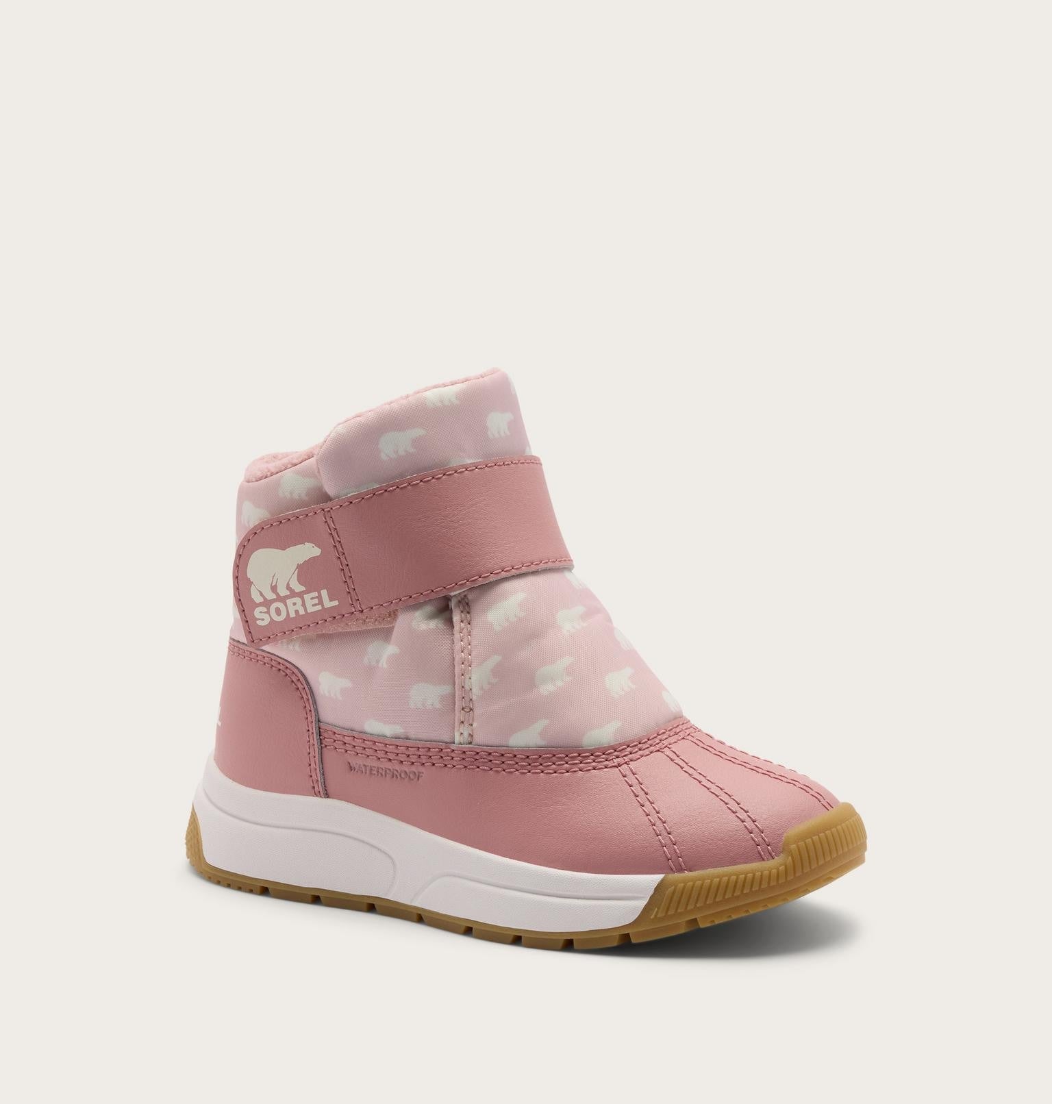 Toddler Whitney™ III Strap Mid Waterproof Boot - Pink Salt, Eraser Pink